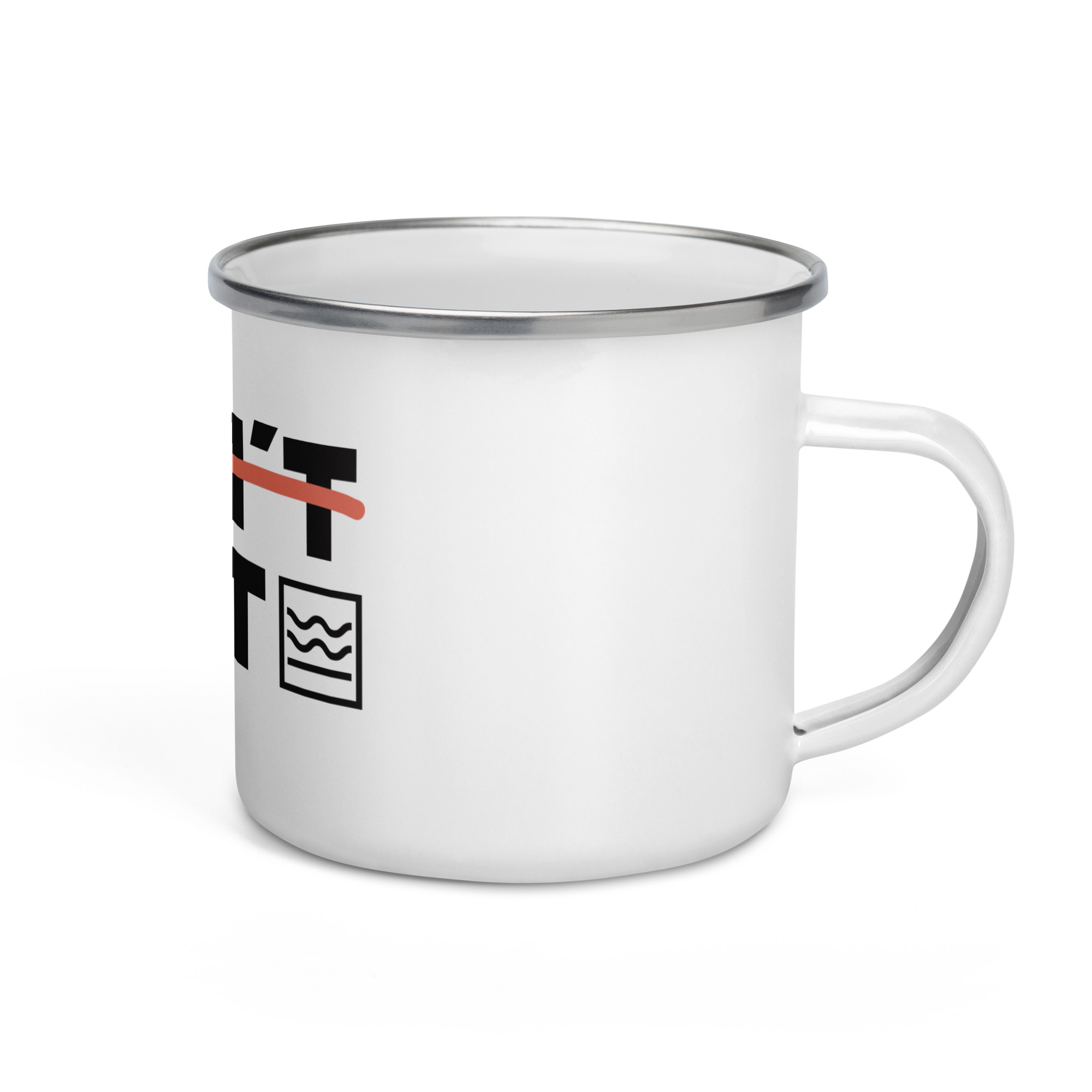 Emailletasse Don*t Quit – Bild 2