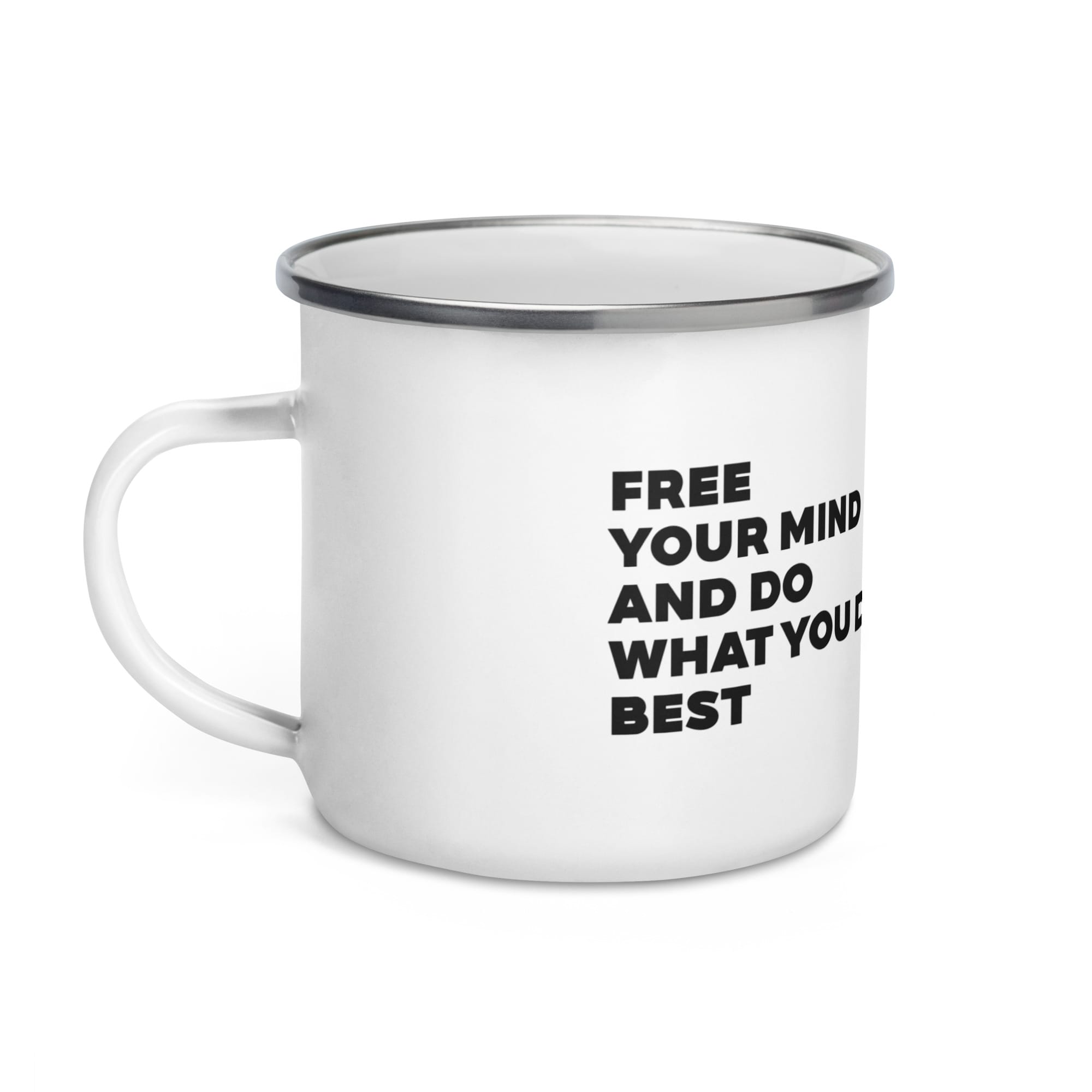 Emailletasse Free your mind and do what you do best – Bild 3
