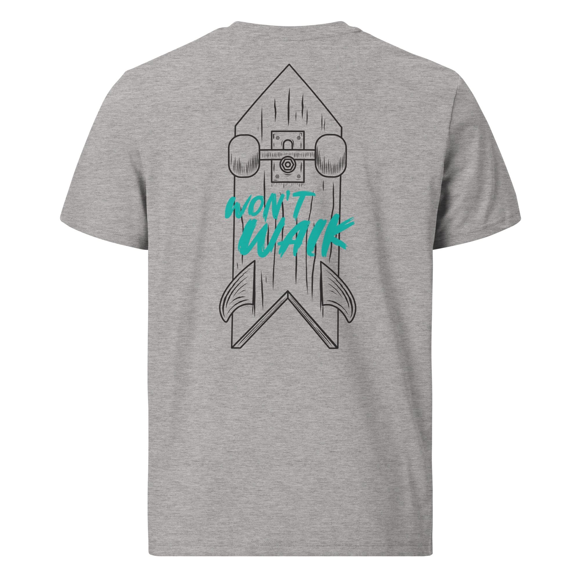 Surfskate - duetone black backprint – Bild 5