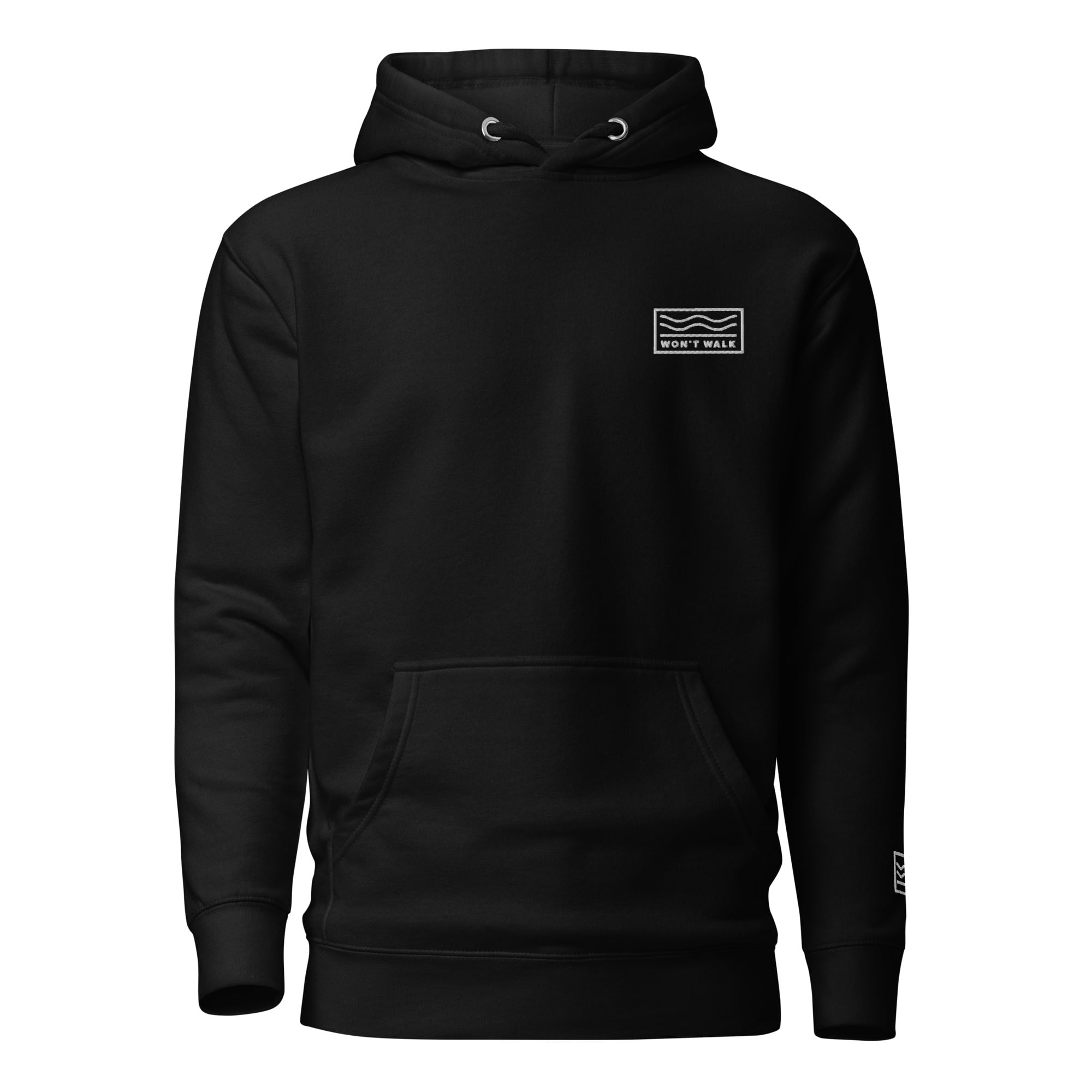 Hoodie Won't Walk - white – Bild 1