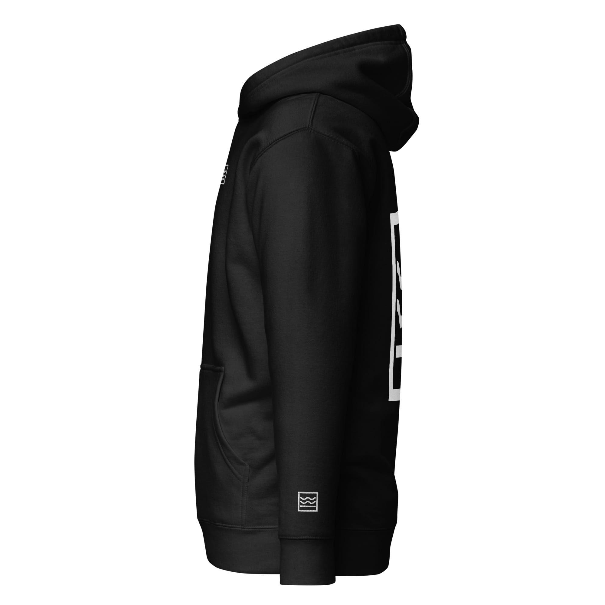 Hoodie Logo - white backprint – Bild 3