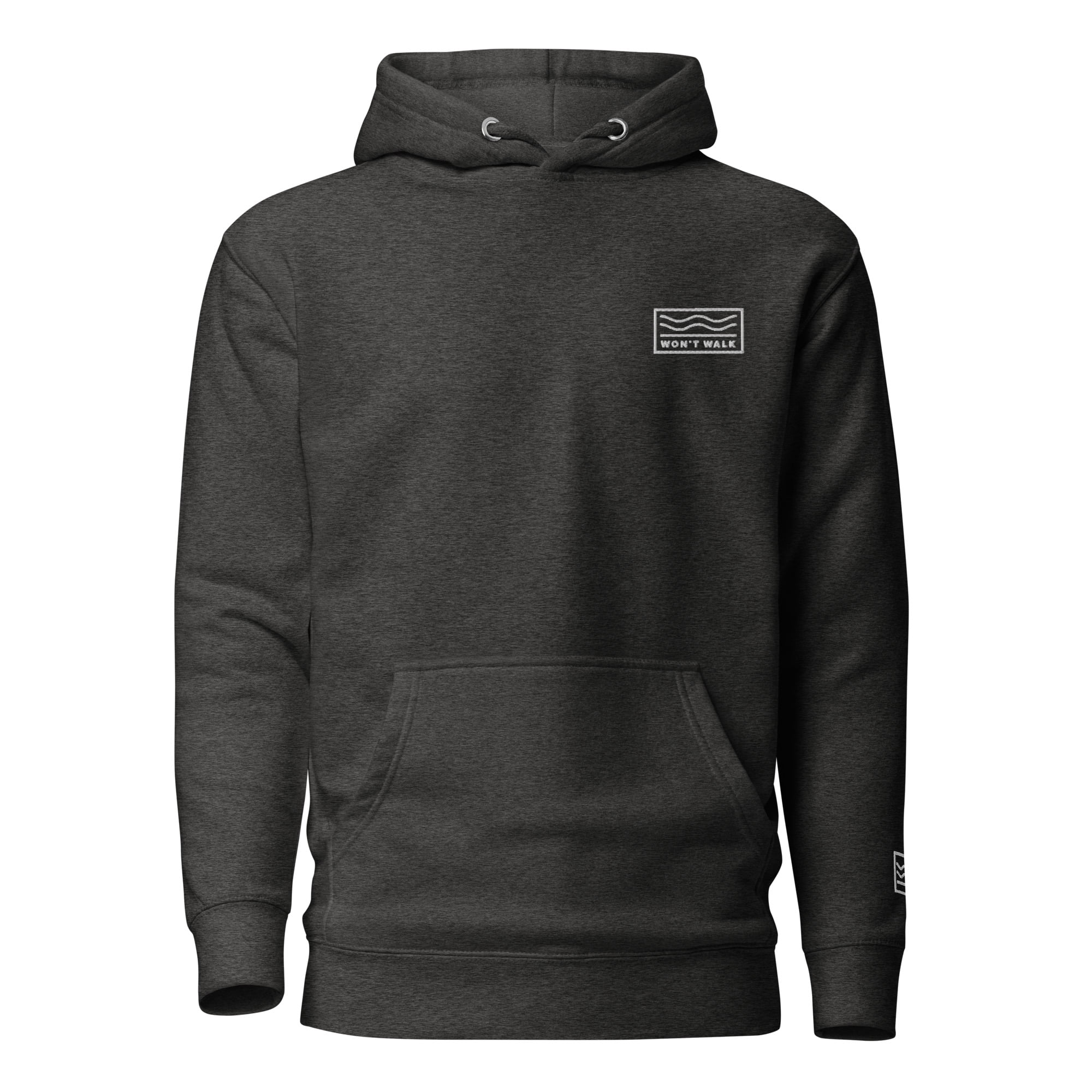 Hoodie Won't Walk - white – Bild 7