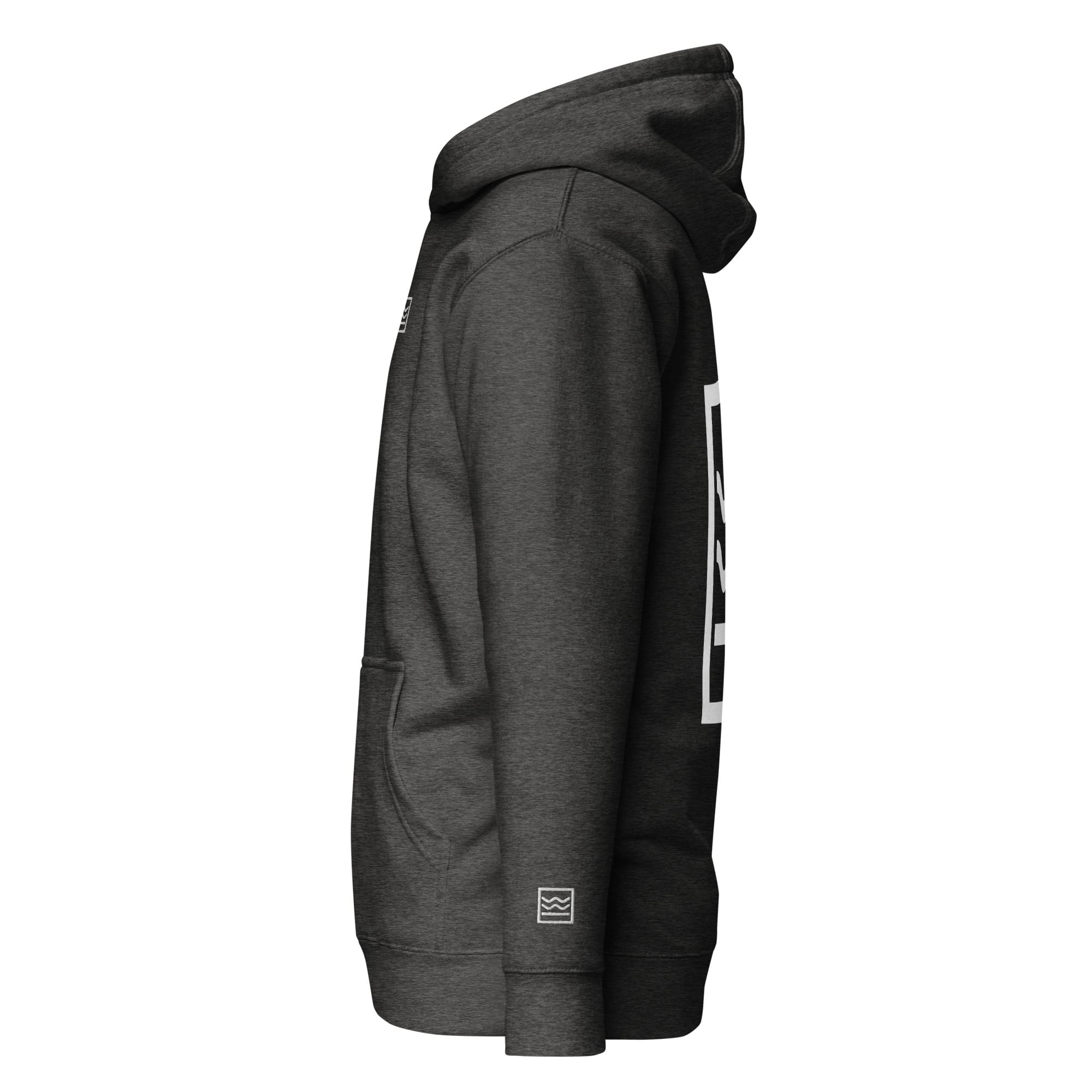 Hoodie Logo - white backprint – Bild 6