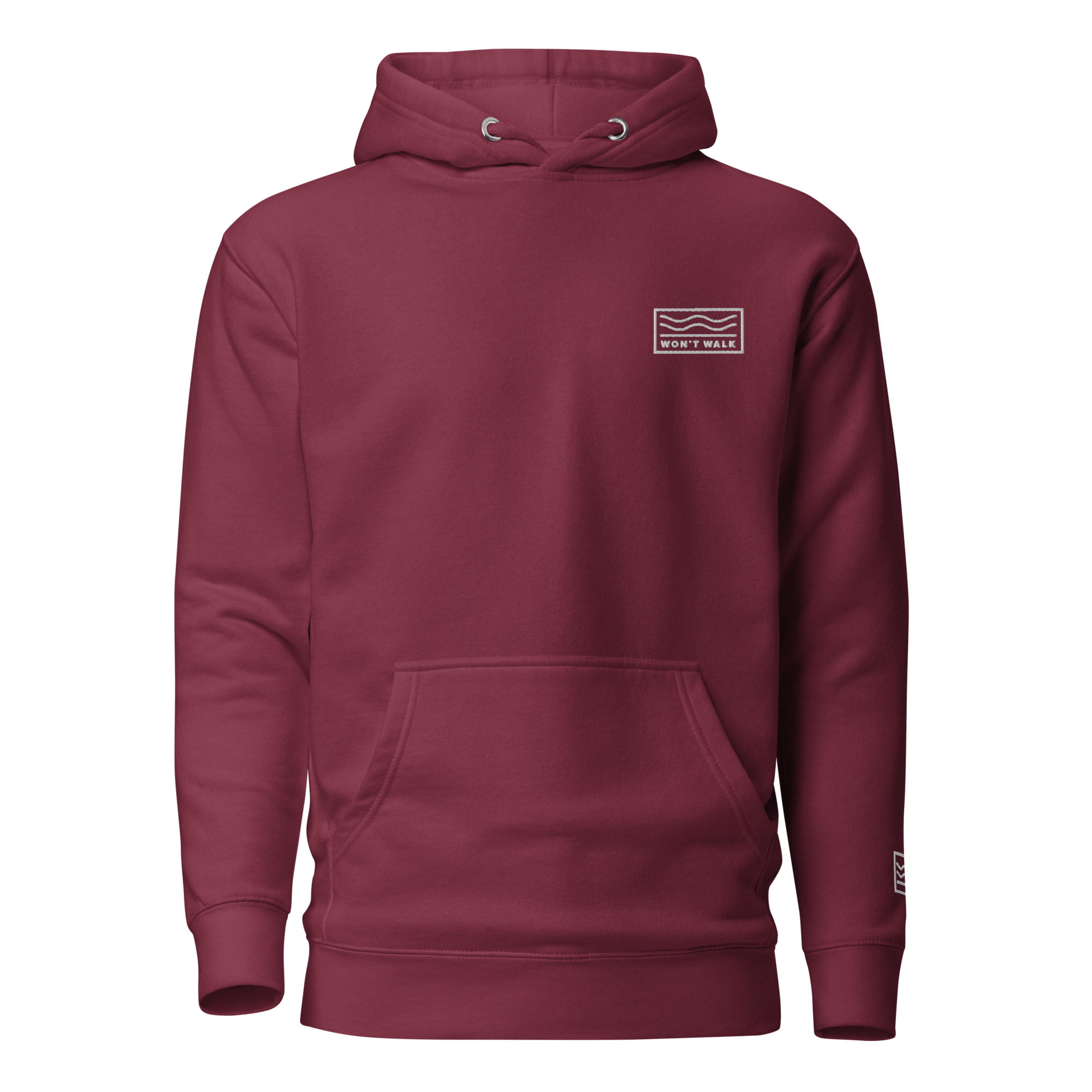 Hoodie Won't Walk - white – Bild 5