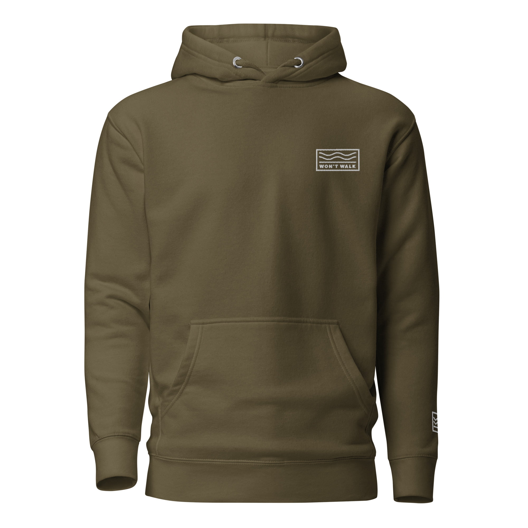 Hoodie Won't Walk - white – Bild 13