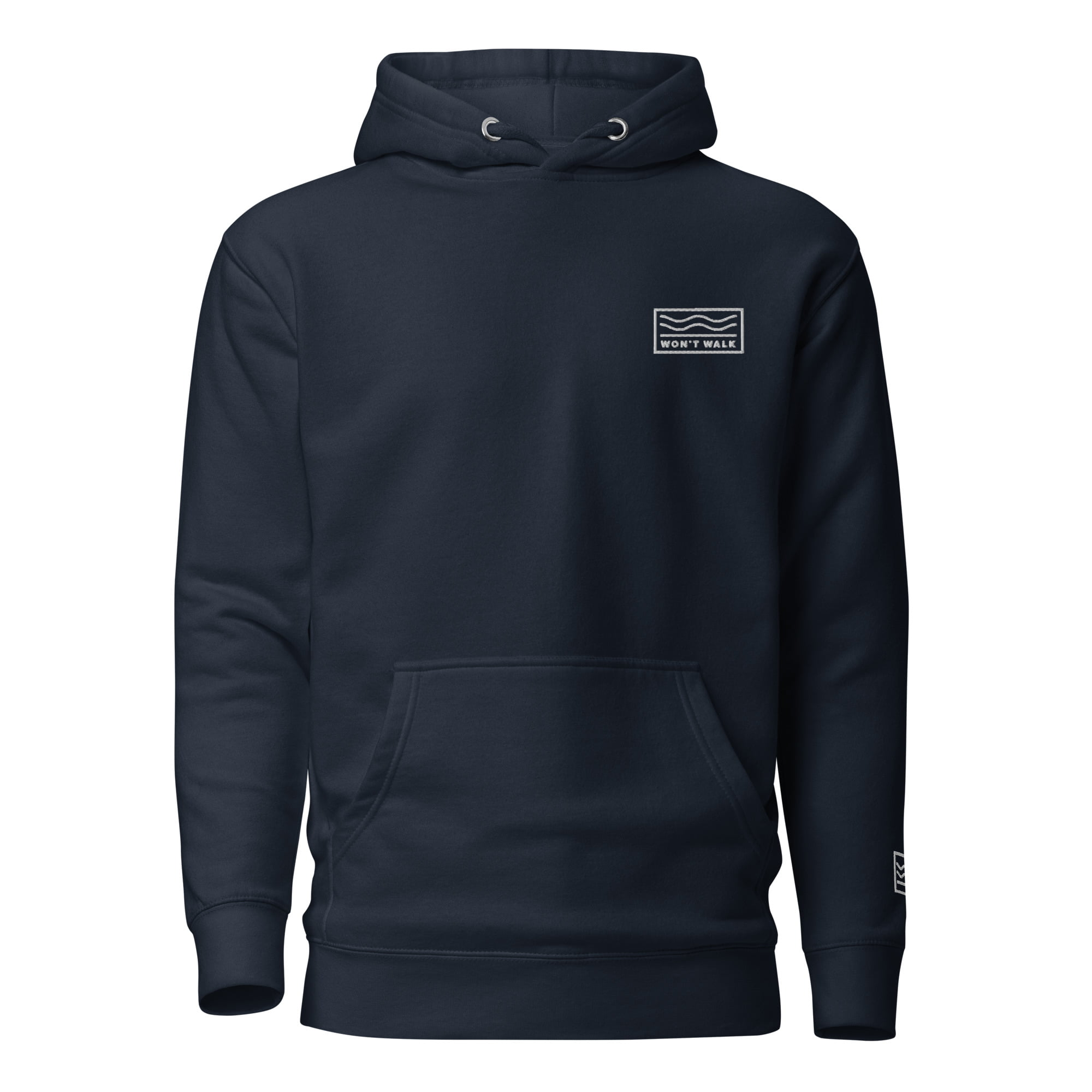 Hoodie Won't Walk - white – Bild 3